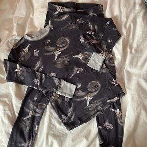 Space astronaut print pajama set kids 14